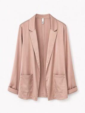 Glam Women's Blazer Jacket in Dusty Rose